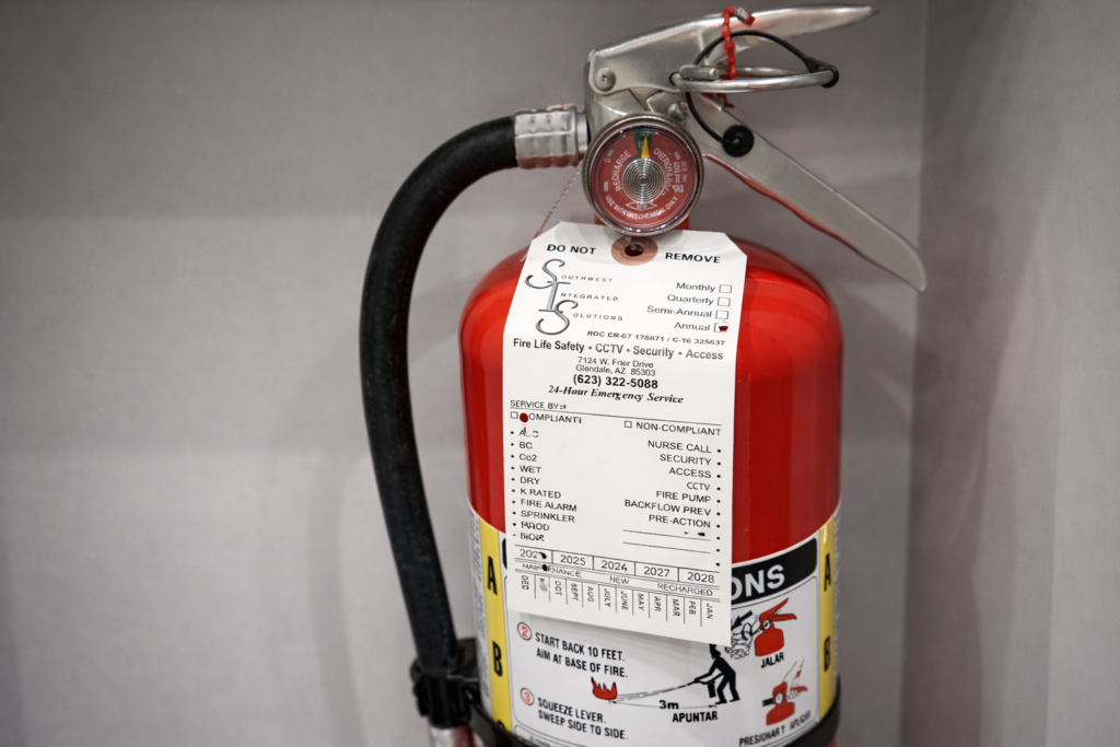 SIS ITM Services - NFPA Compliant Fire Extinguisher
