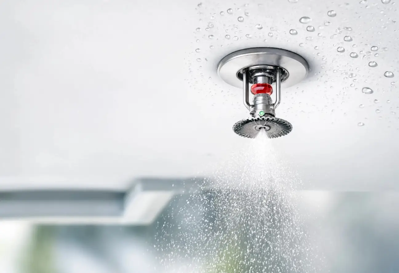 fire sprinkler monitoring Arizona sprinkler head activating and spraying water